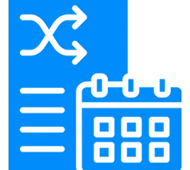 Task list with calendar graphic